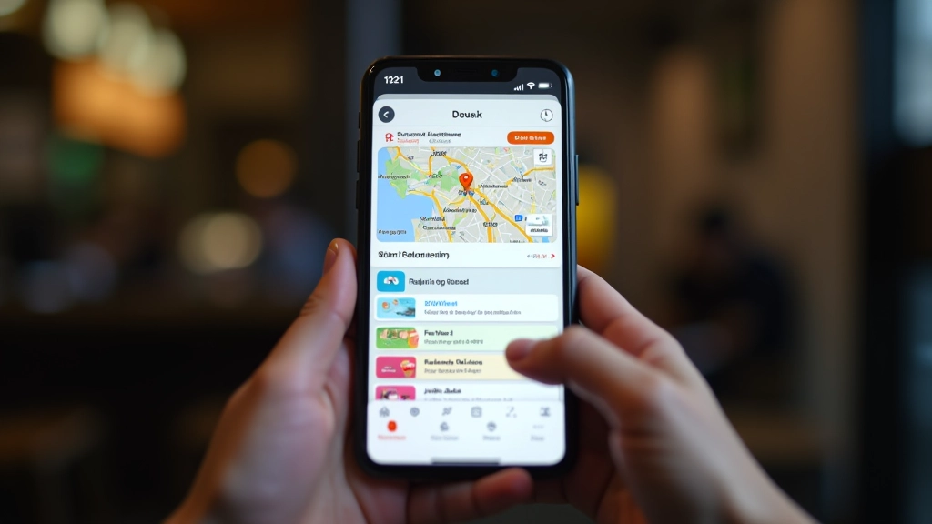 Card directory layout for Manila food businesses