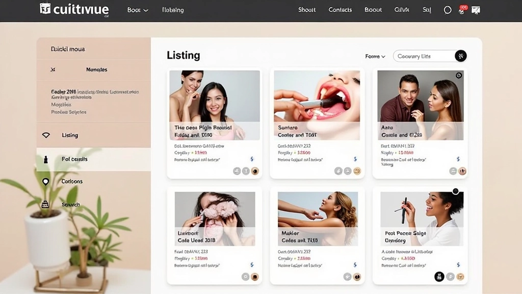 Beauty salon and wellness service directory